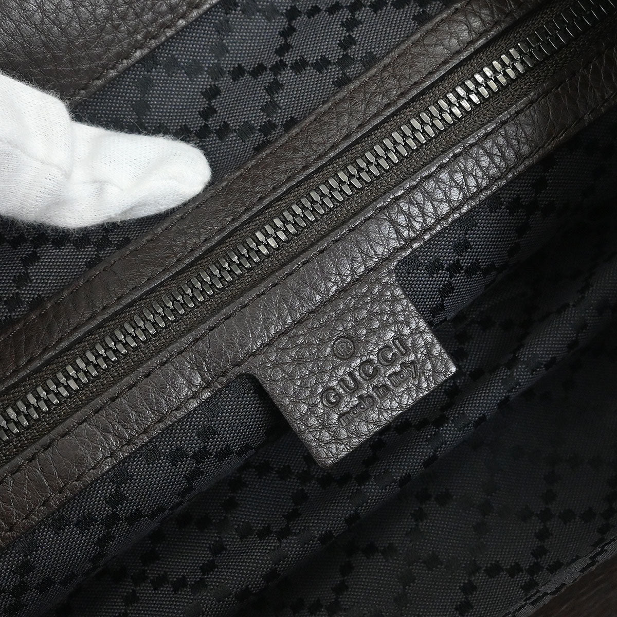 Gucci Dark Brown Bamboo Backpack