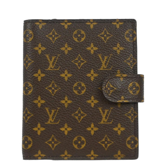 Louis Vuitton Monogram Mini Agenda Note Book Cover 150th M99193 Small Good