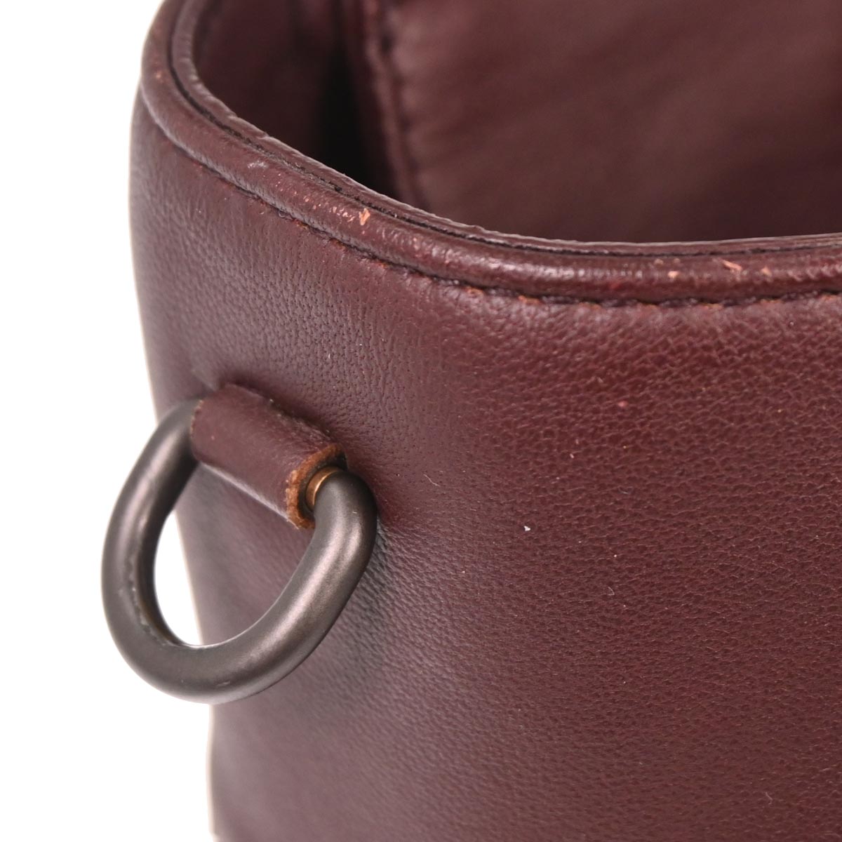 Bottega Veneta Bordeaux Lambskin Intrecciato 2way Shoulder Handbag