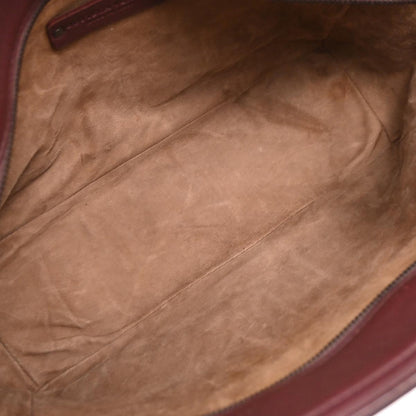 Bottega Veneta Bordeaux Lambskin Intrecciato 2way Shoulder Handbag
