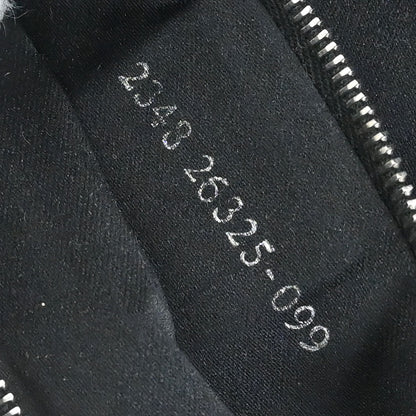 Fendi Black Cashmere Mamma Baguette Handbag