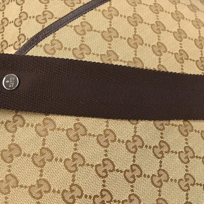 Gucci Beige Canvas GG Shoulder Bag