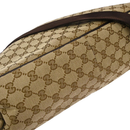 Gucci Beige Canvas GG Shoulder Bag