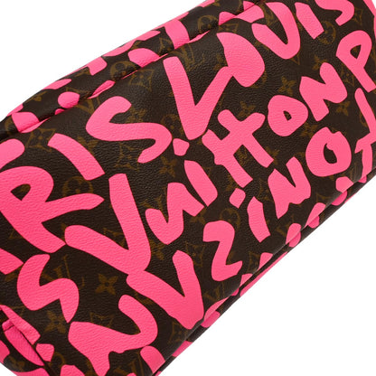 Louis Vuitton 2009 Pink Monogram Graffiti Neverfull GM Tote Bag M93701