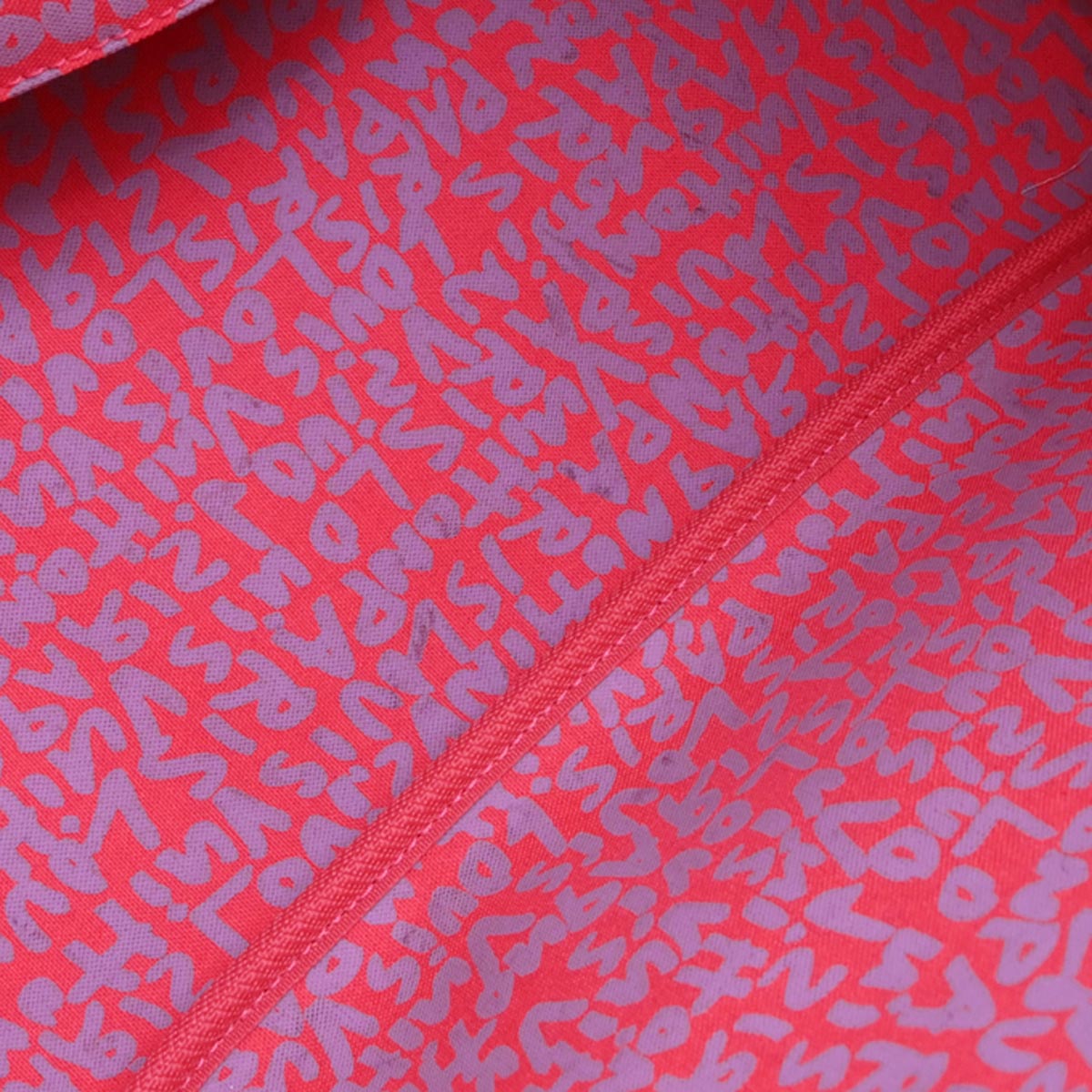 Louis Vuitton 2009 Pink Monogram Graffiti Neverfull GM Tote Bag M93701