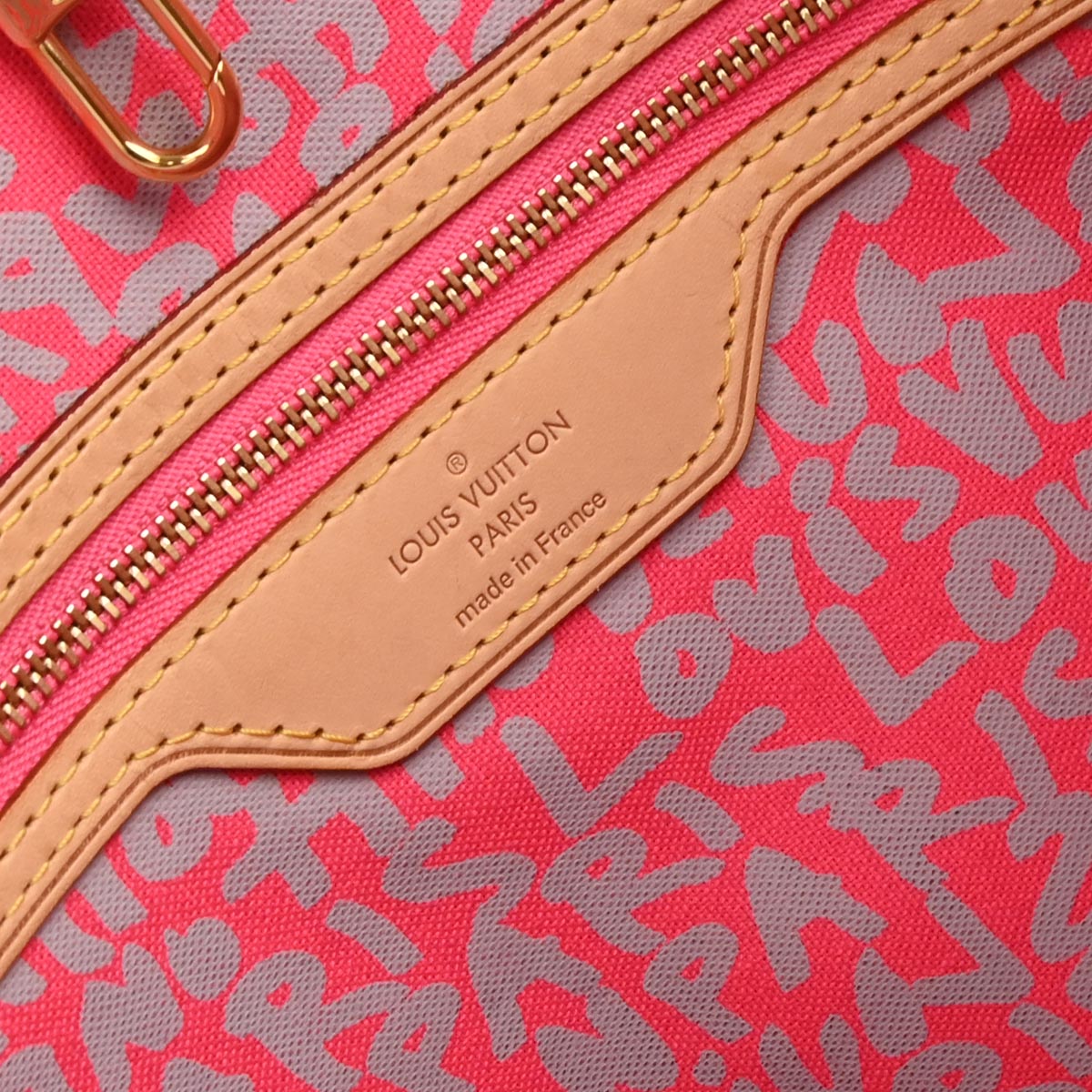 Louis Vuitton 2009 Pink Monogram Graffiti Neverfull GM Tote Bag M93701