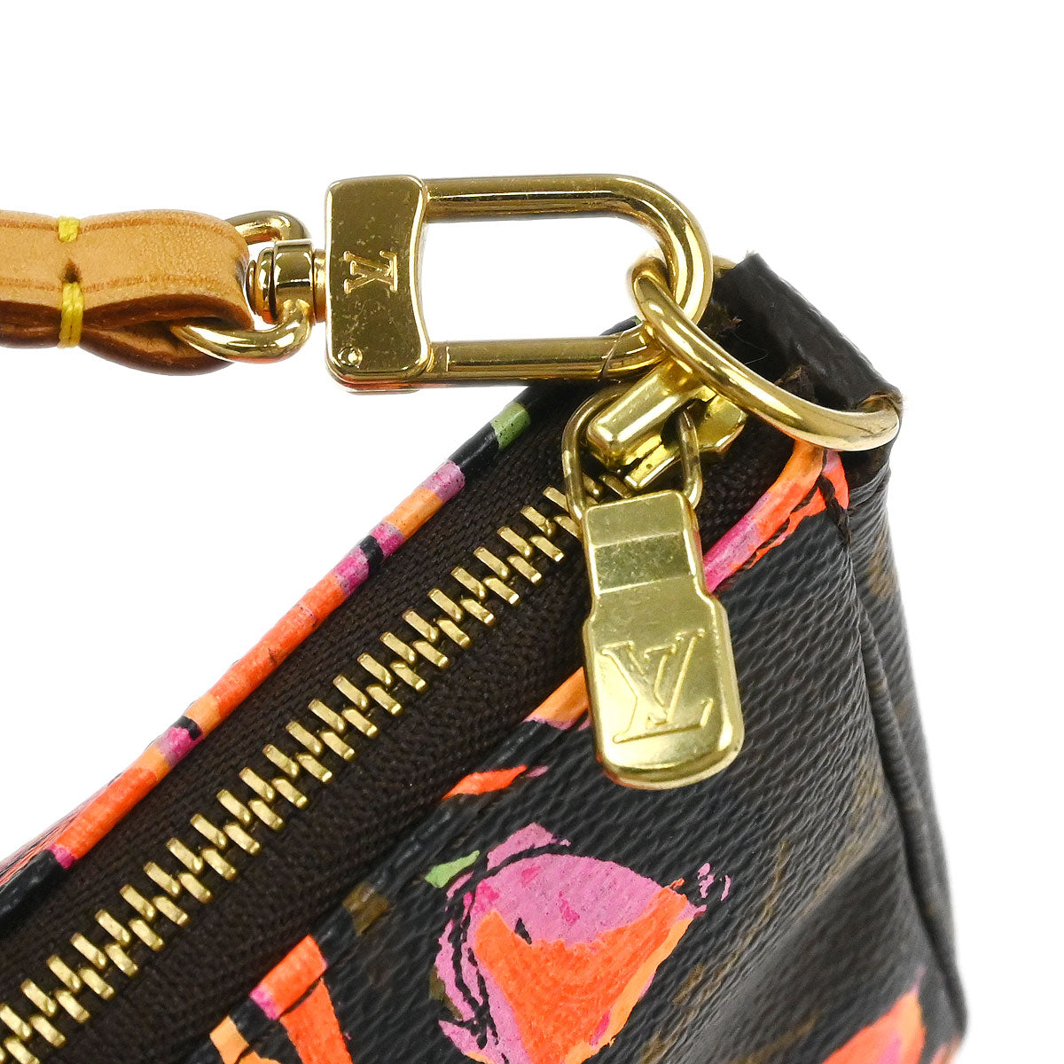 Louis Vuitton 2008 Monogram Rose Pochette Accessoires Handbag M48615