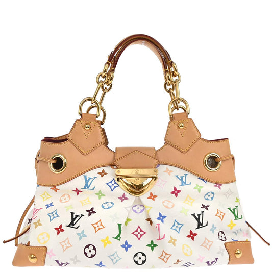 Louis Vuitton White Monogram Multicolor Ursula Handbag M40123
