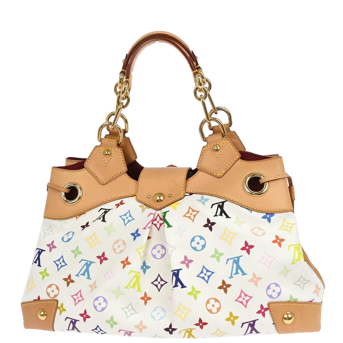 Louis Vuitton White Monogram Multicolor Ursula Handbag M40123