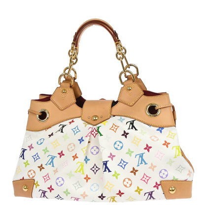 Louis Vuitton White Monogram Multicolor Ursula Handbag M40123