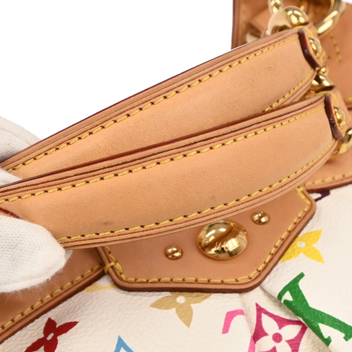 Louis Vuitton White Monogram Multicolor Ursula Handbag M40123