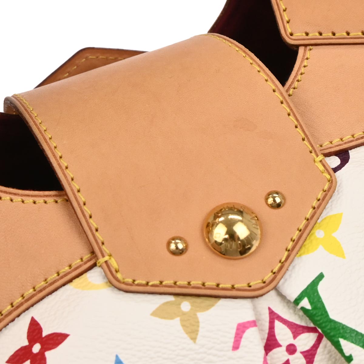 Louis Vuitton White Monogram Multicolor Ursula Handbag M40123