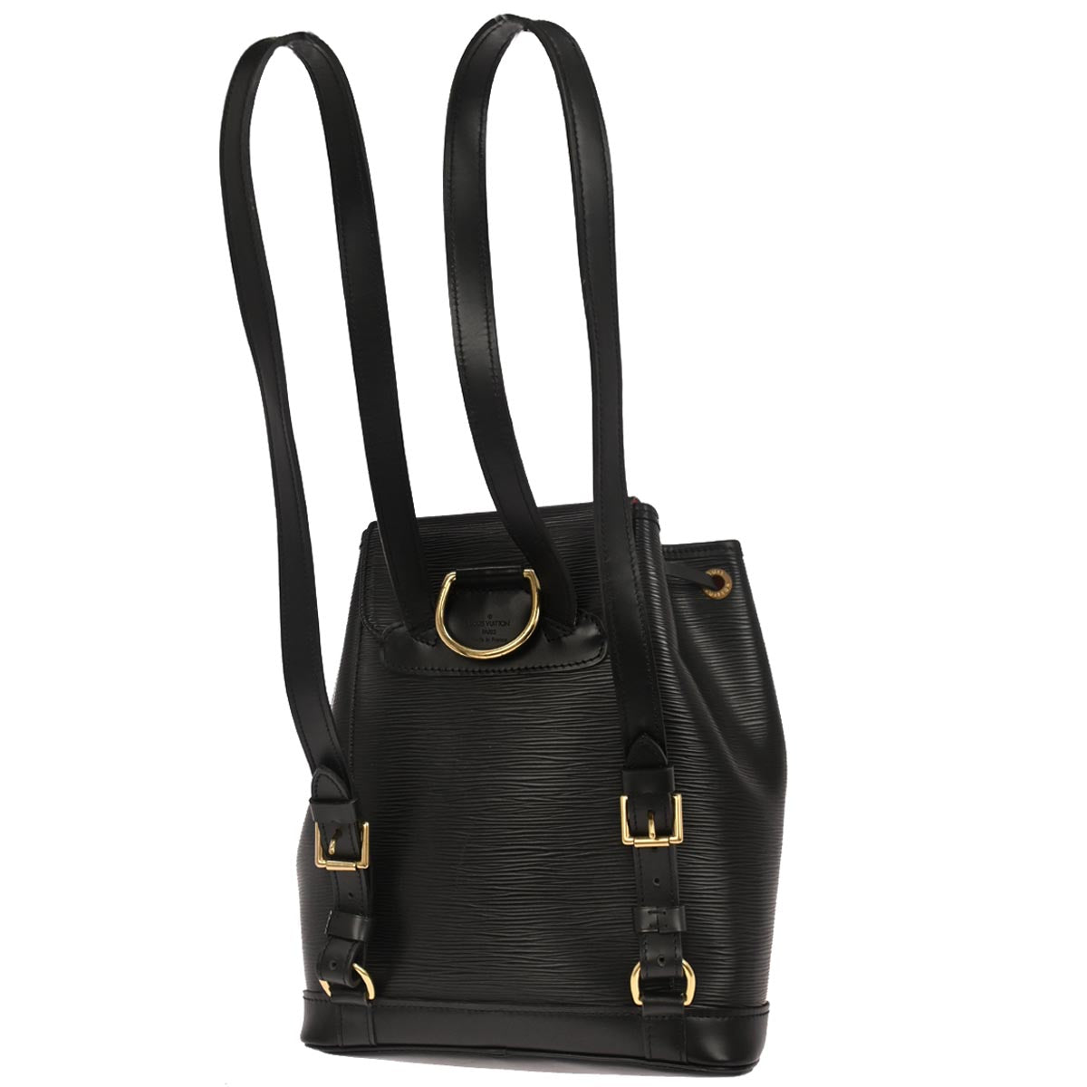 Louis Vuitton Black Epi Montsouris MM Monaco Limited Backpack