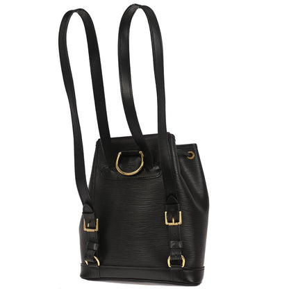 Louis Vuitton Black Epi Montsouris MM Monaco Limited Backpack