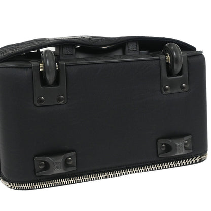 Chanel 2009-2010 Black Nylon Carry-On Rolling Luggage