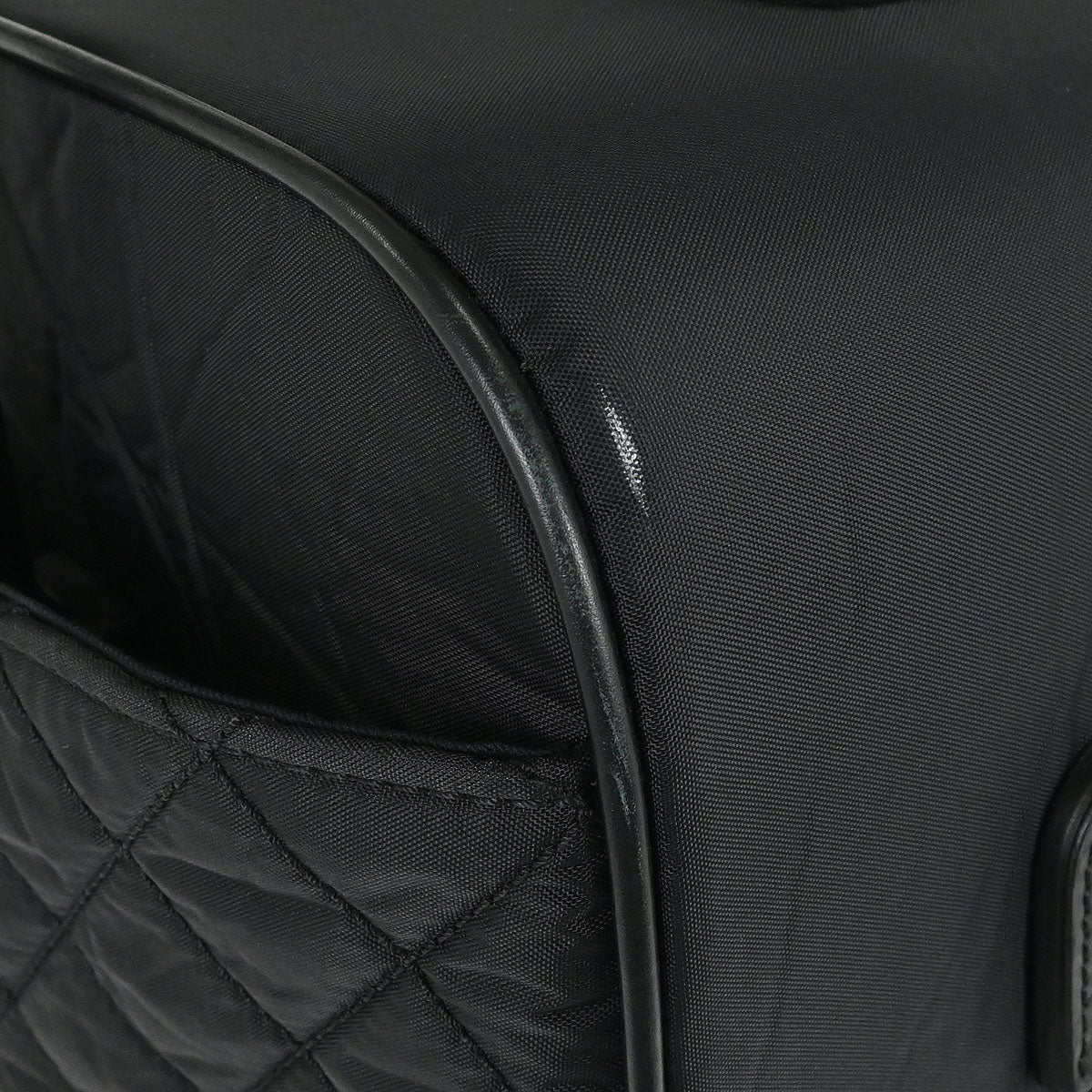 Chanel 2009-2010 Black Nylon Carry-On Rolling Luggage