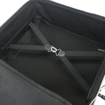 Chanel 2009-2010 Black Nylon Carry-On Rolling Luggage