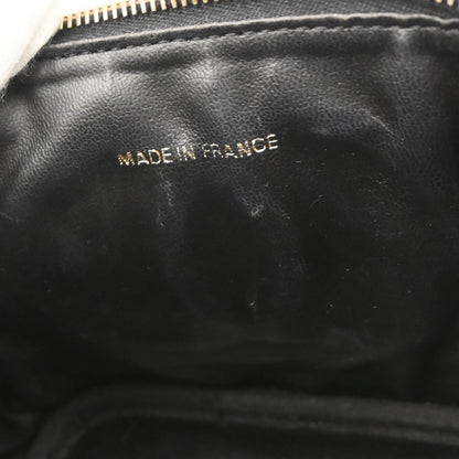 Chanel 2002-2003 Black Caviar Skin Timeless Vanity Handbag