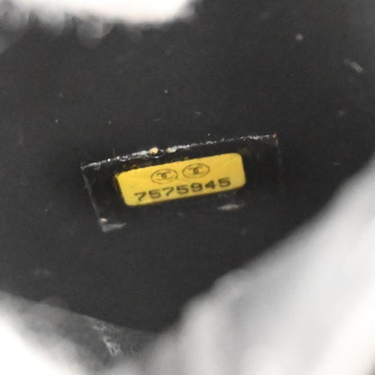 Chanel 2002-2003 Black Caviar Skin Timeless Vanity Handbag