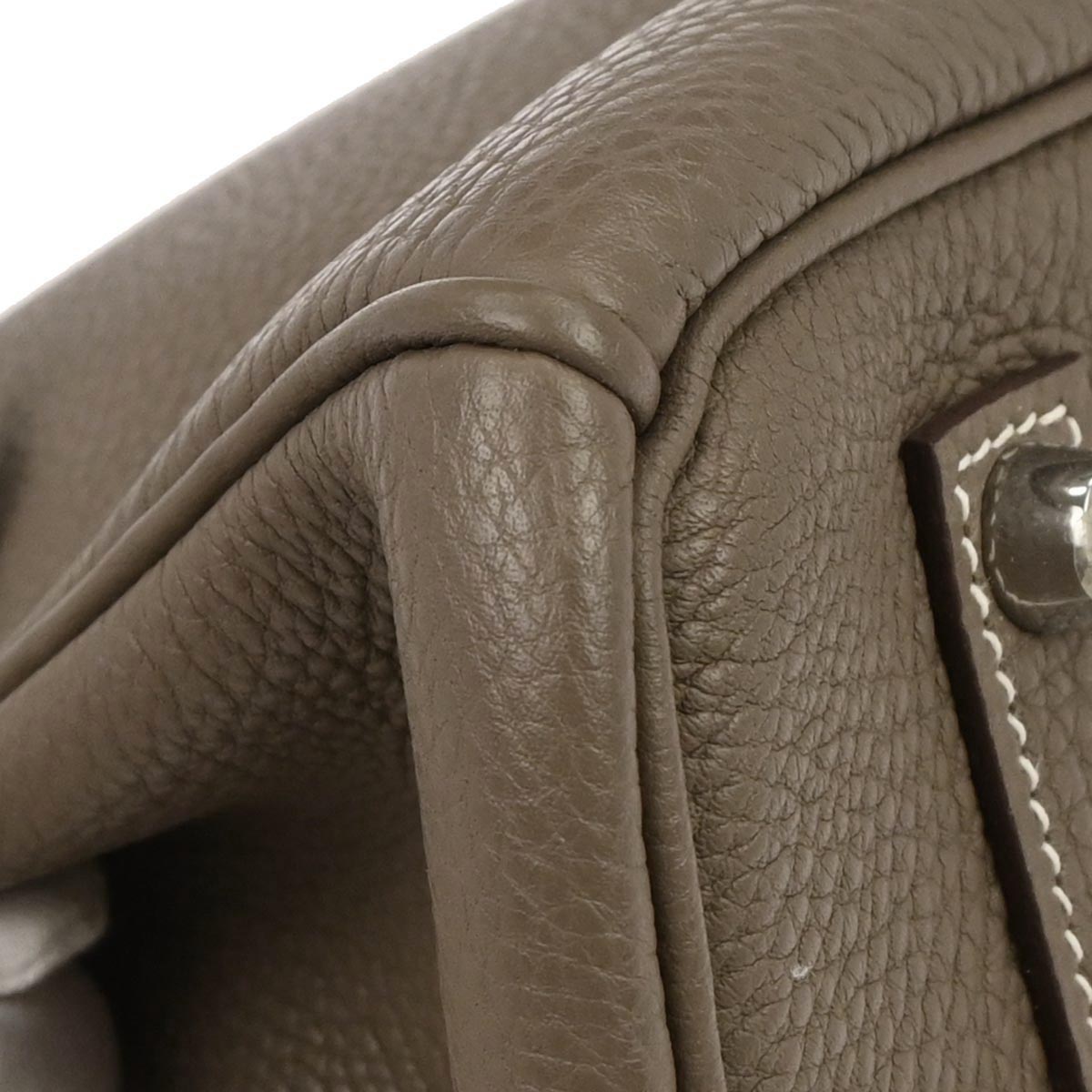 Hermes Etoupe Togo Birkin 35 Handbag