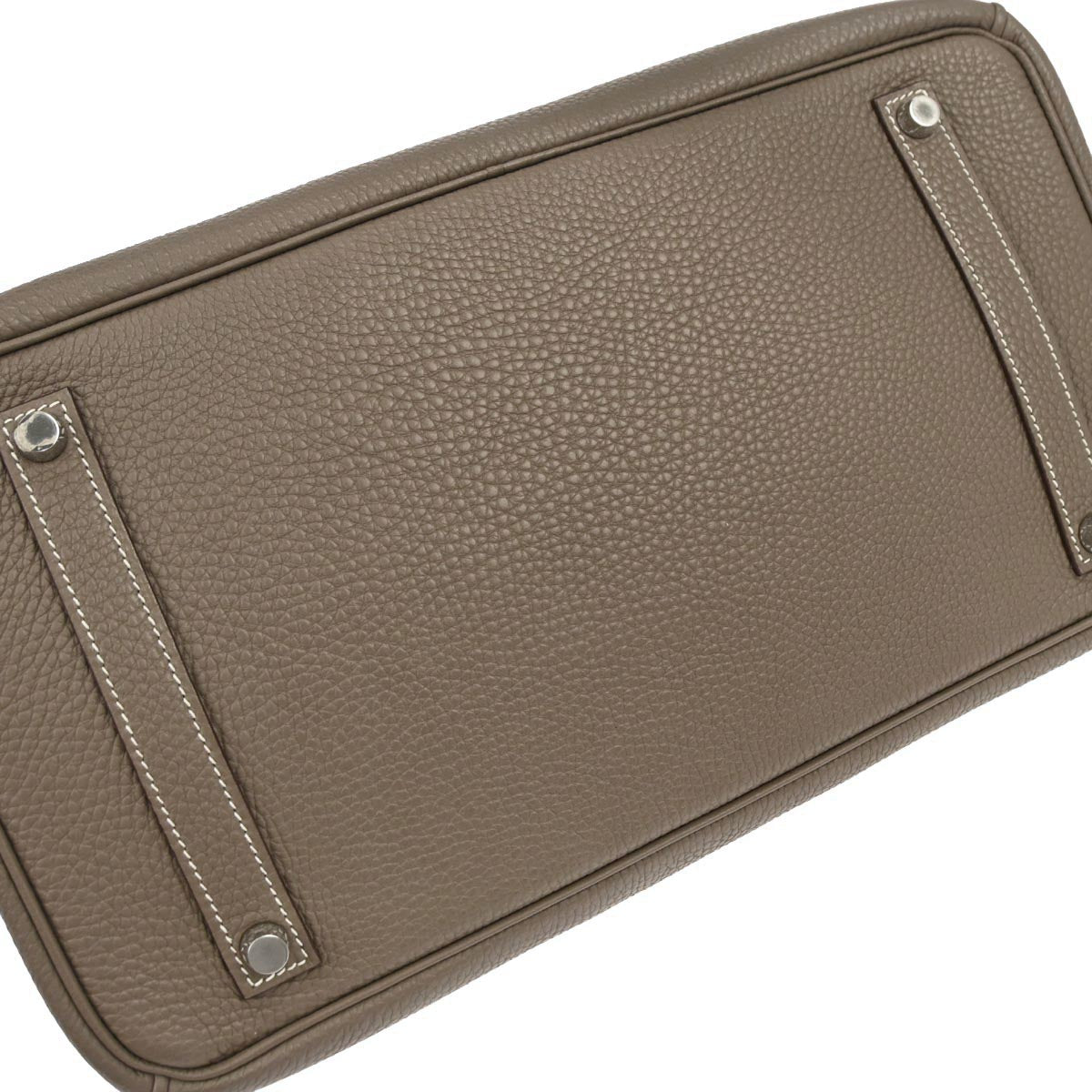 Hermes Etoupe Togo Birkin 35 Handbag