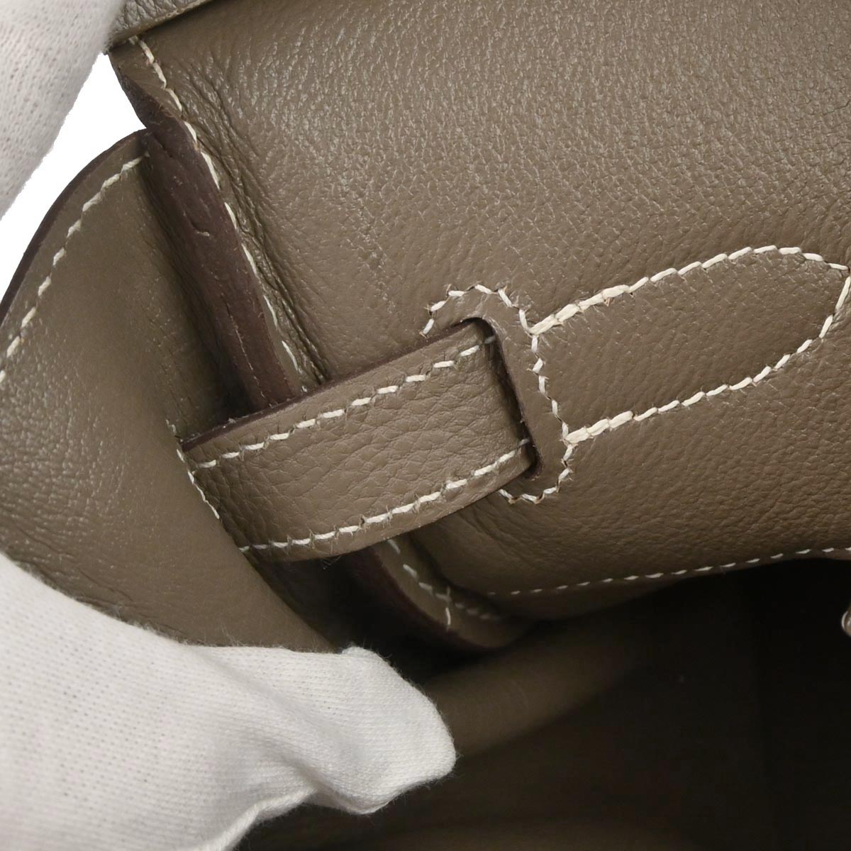 Hermes Etoupe Togo Birkin 35 Handbag