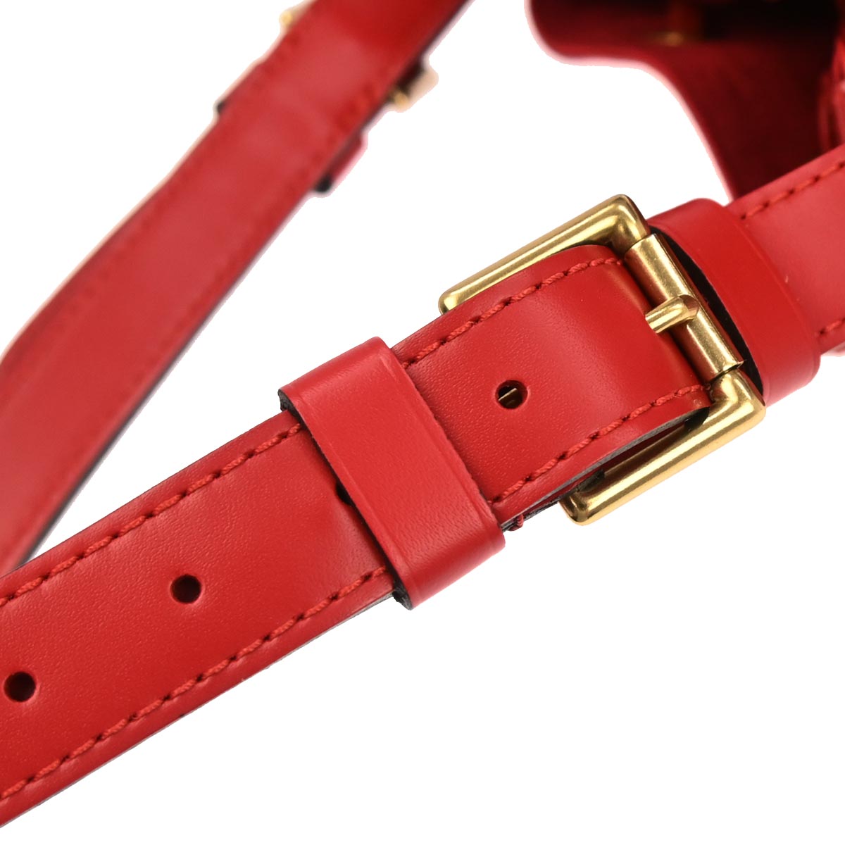 Louis Vuitton 1996 Red Epi Petite Noe Shoulder Bag M44107