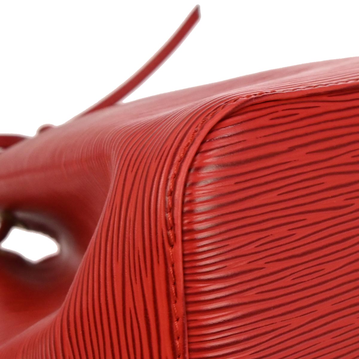 Louis Vuitton 1996 Red Epi Petite Noe Shoulder Bag M44107