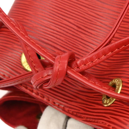 Louis Vuitton 1996 Red Epi Petite Noe Shoulder Bag M44107
