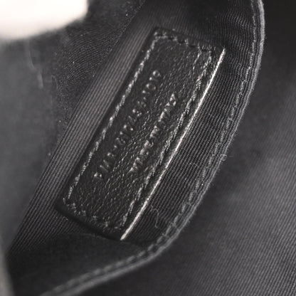 Saint Laurent Black Calfskin Vinyle Shoulder Bag