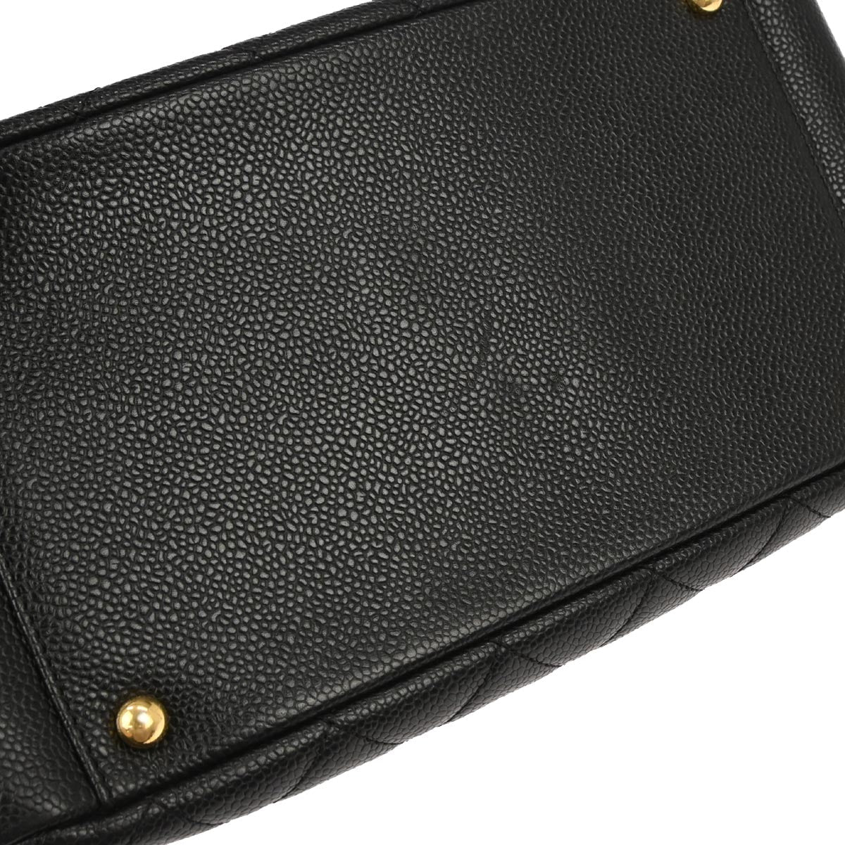 Chanel 2003-2004 Black Caviar Skin Petite Timeless Tote PTT Chain Handbag