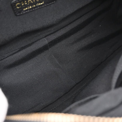 Chanel 2003-2004 Black Caviar Skin Petite Timeless Tote PTT Chain Handbag