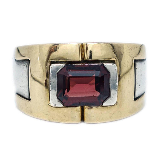 Hermes Garnet SV925 Ring #51 #49 Jewelry