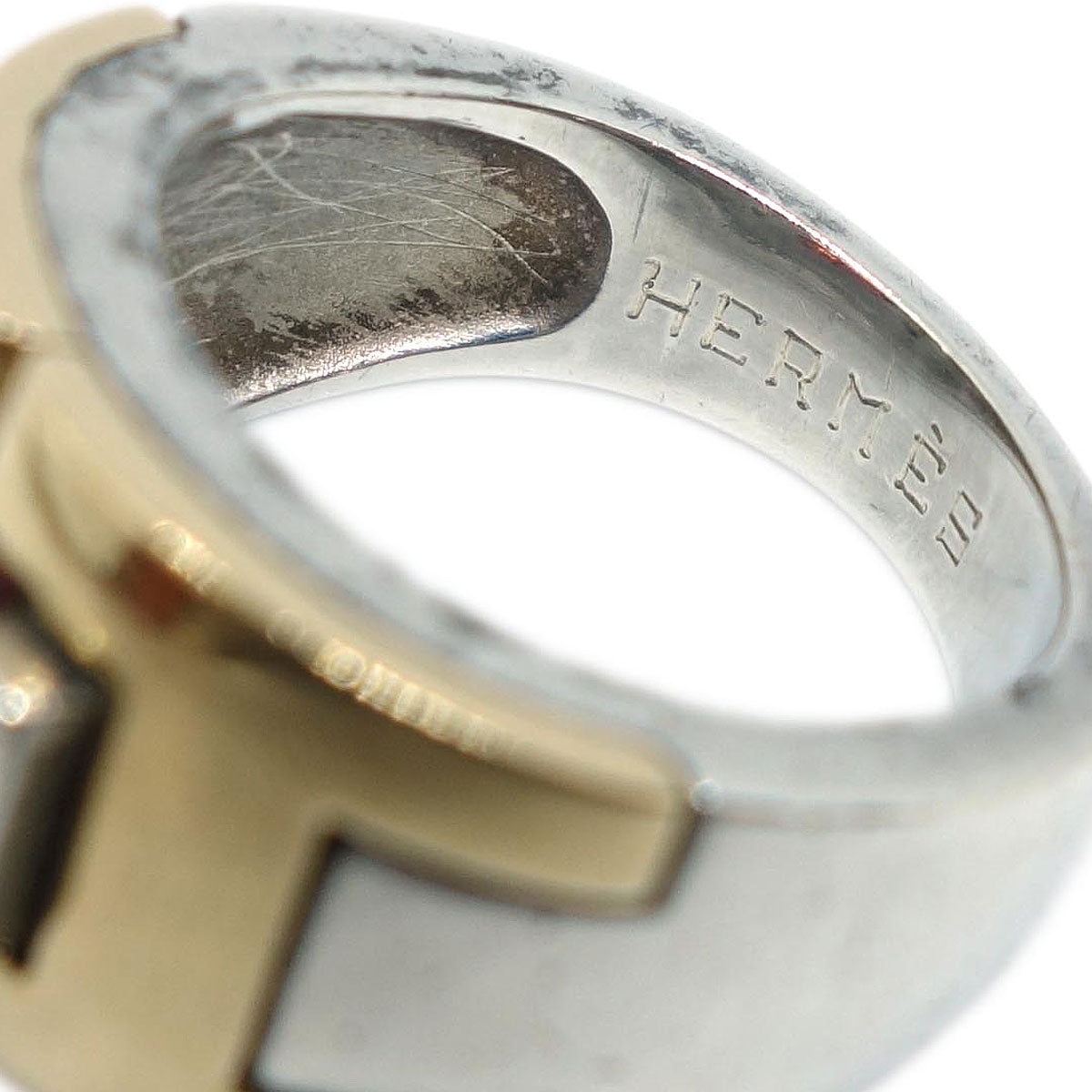 Hermes Garnet SV925 Ring #51 #49 Jewelry