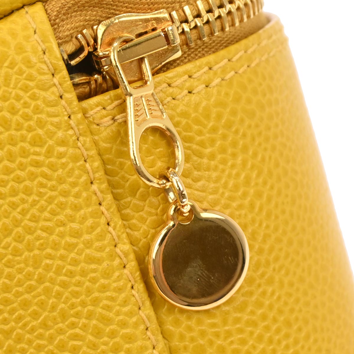 Chanel 1996-1997 Yellow Caviar Skin Vanity Handbag