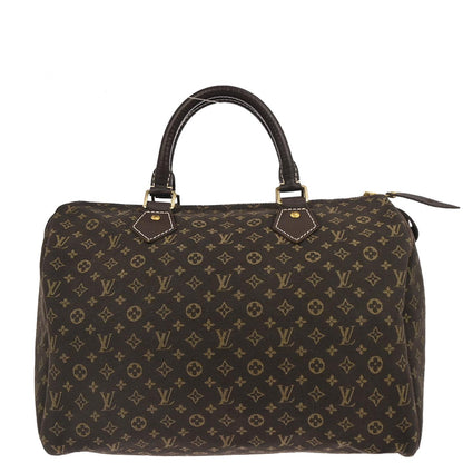 Louis Vuitton 2007 Brown Monogram Mini Lin Speedy 30 Handbag M95224