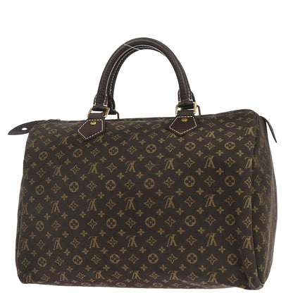 Louis Vuitton 2007 Brown Monogram Mini Lin Speedy 30 Handbag M95224