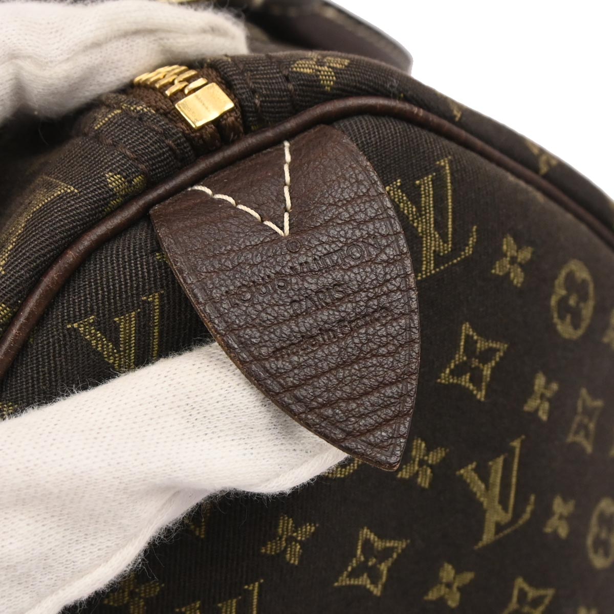 Louis Vuitton 2007 Brown Monogram Mini Lin Speedy 30 Handbag M95224