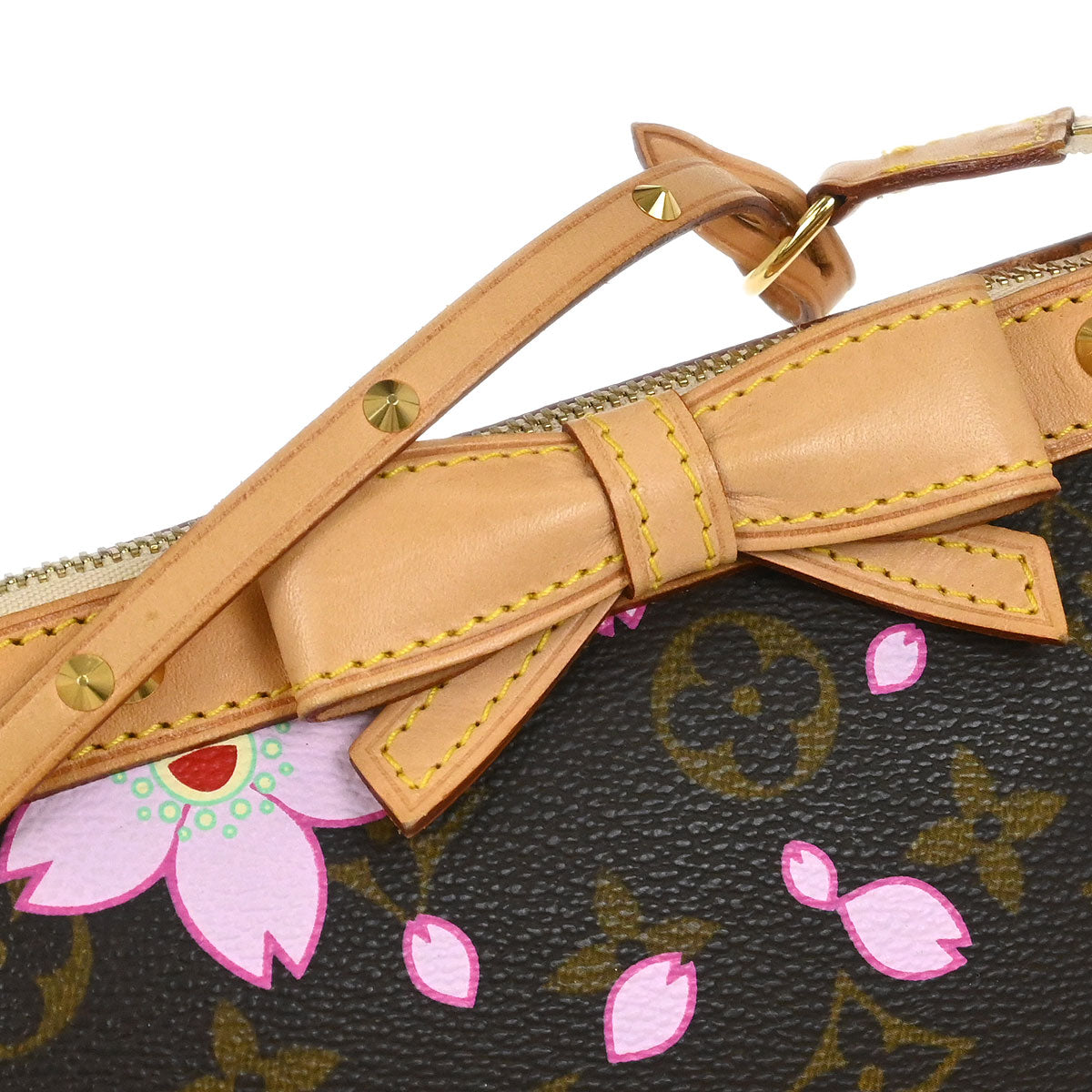 Louis Vuitton 2003 Cherry Blossom Pochette Accessoires Handbag M92006