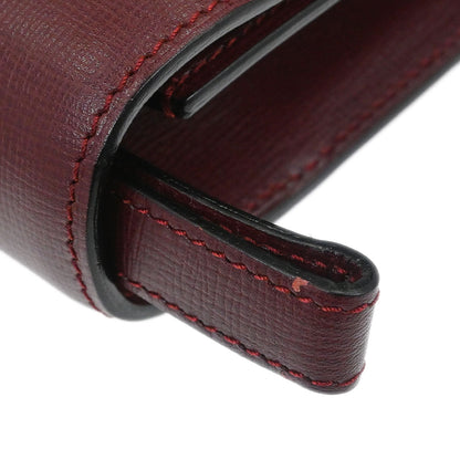 Cartier Bordeaux Leather Must de Cartier Clutch Bag