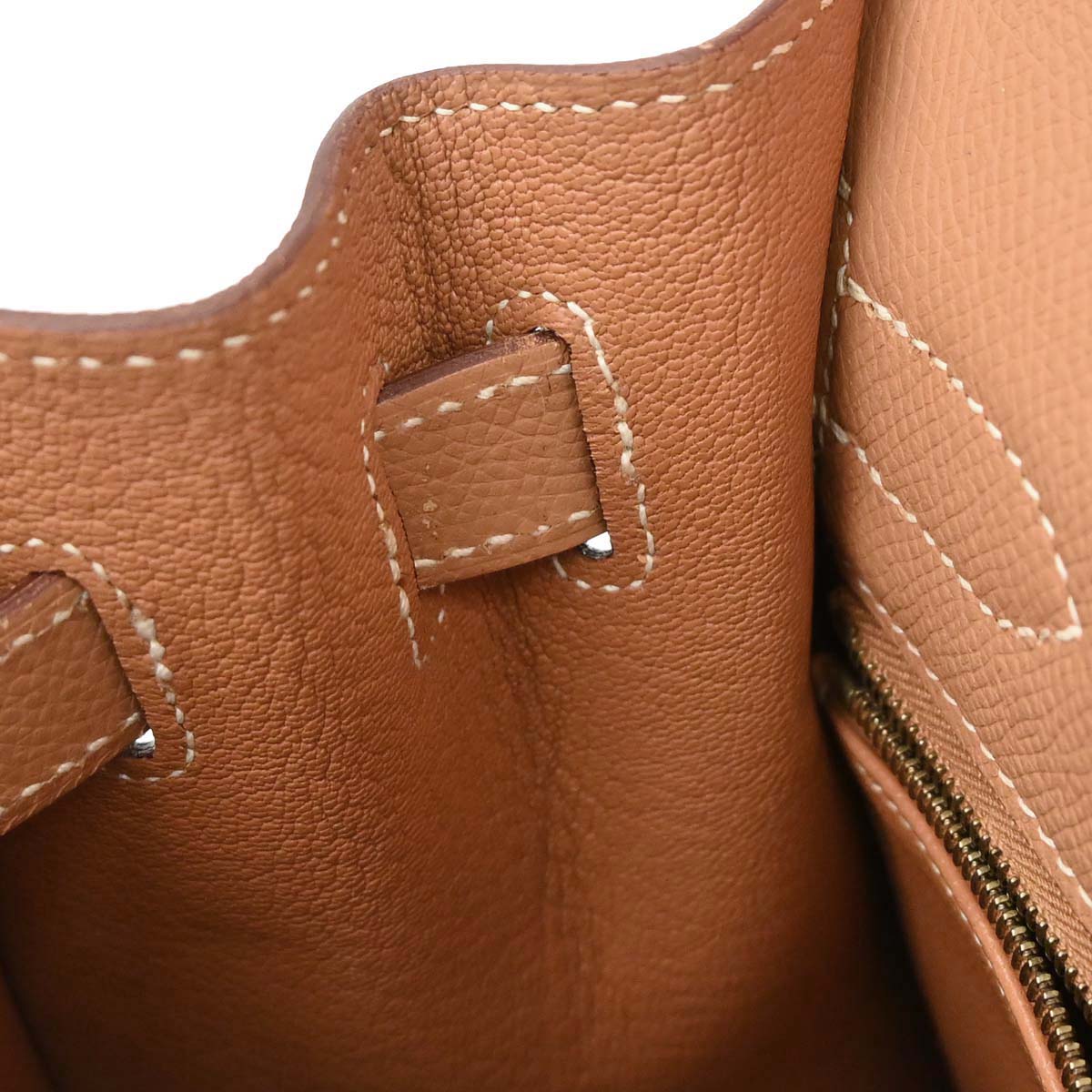 Hermes Natural Toile H Epsom Kelly 32 Sellier 2way Shoulder Handbag