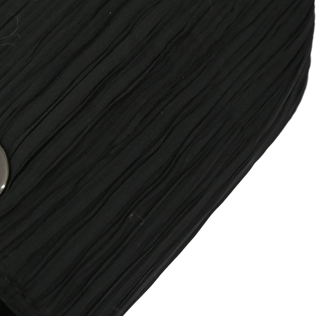 Christian Dior Black Satin Lady Dior 2way Shoulder Handbag