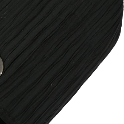 Christian Dior Black Satin Lady Dior 2way Shoulder Handbag