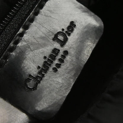 Christian Dior Black Satin Lady Dior 2way Shoulder Handbag