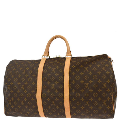 Louis Vuitton Monogram Keepall 55 Travel Handbag M41424