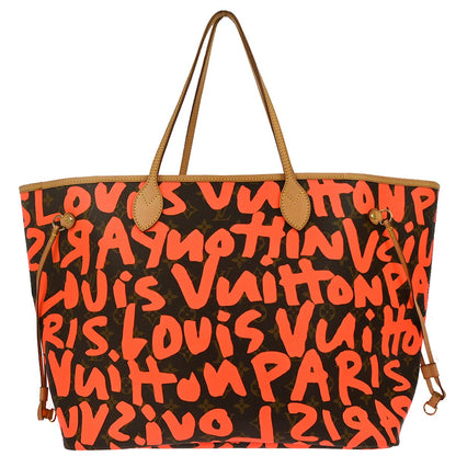 Louis Vuitton Orange Monogram Neverfull GM Tote Bag M93702