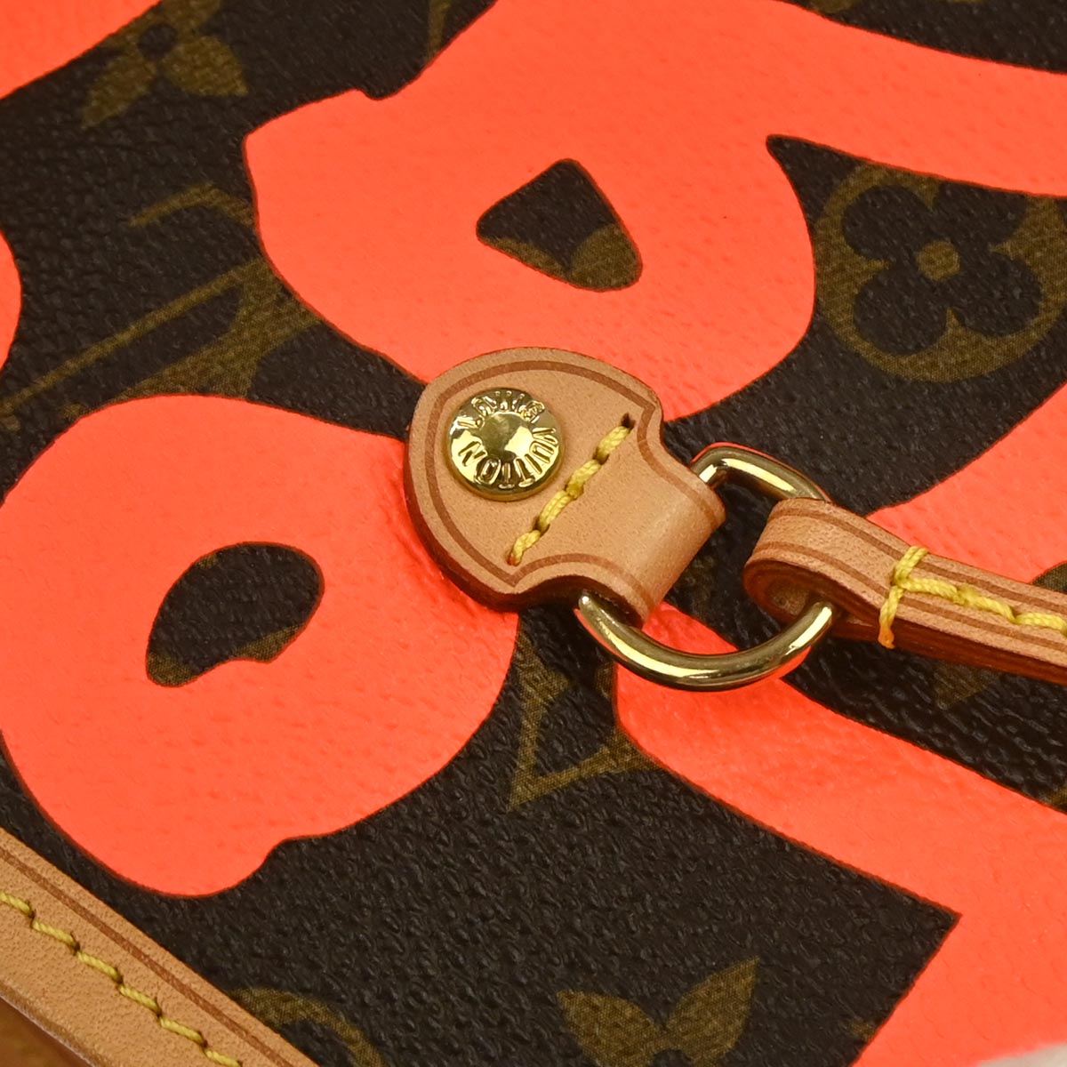 Louis Vuitton Orange Monogram Neverfull GM Tote Bag M93702