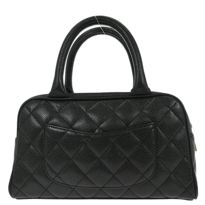 Chanel 2005-2006 Black Caviar Skin Bowling Bag 27