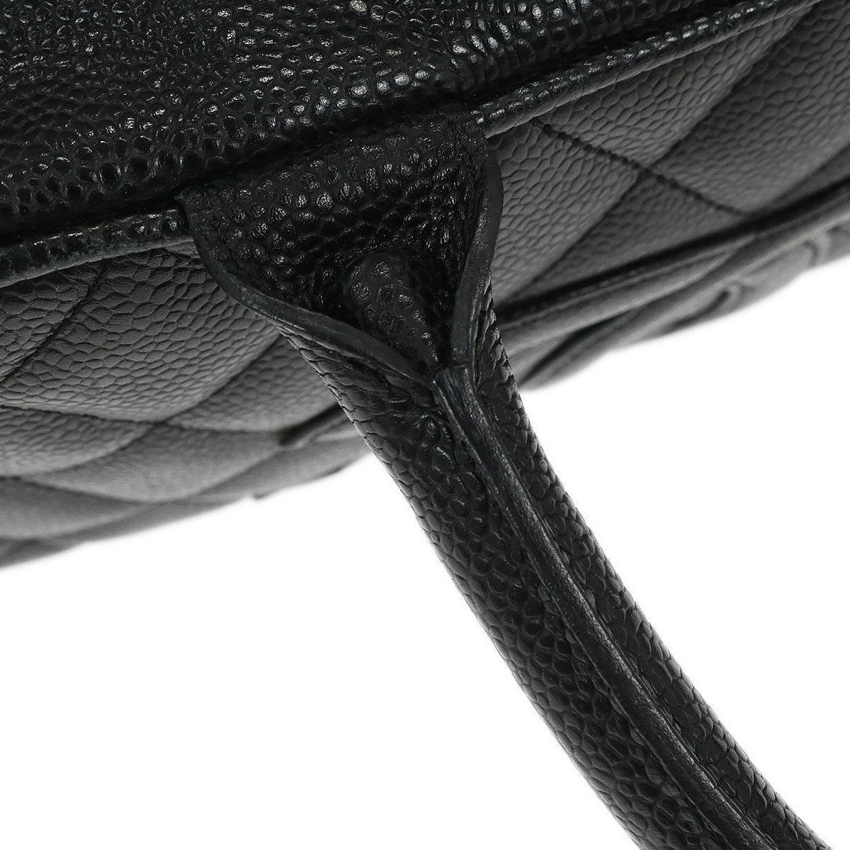 Chanel 2005-2006 Black Caviar Skin Bowling Bag 27