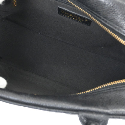 Chanel 2005-2006 Black Caviar Skin Bowling Bag 27